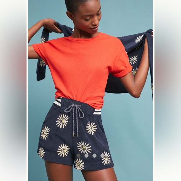 Splendid x Margherita Missoni French Terry Cloth Floral Soft Top and Short Set - Picture 12 of 16